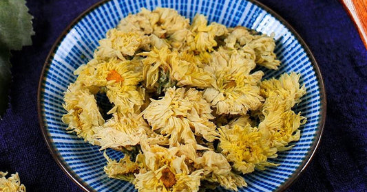Chrysanthemum tea brewing guide - dried Hang Bai Ju flowers