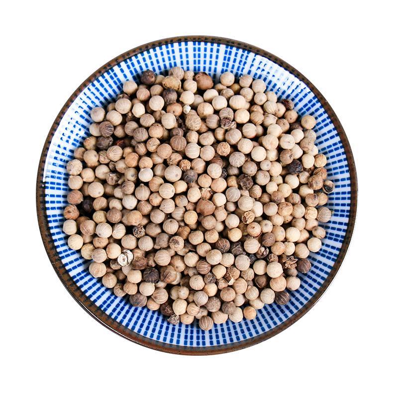 100g Bai Hu Jiao 白胡椒, Fructus Piperis, White Pepper-[Chinese Herbs Online]-[chinese herbs shop near me]-[Traditional Chinese Medicine TCM]-[chinese herbalist]-Find Chinese Herb™