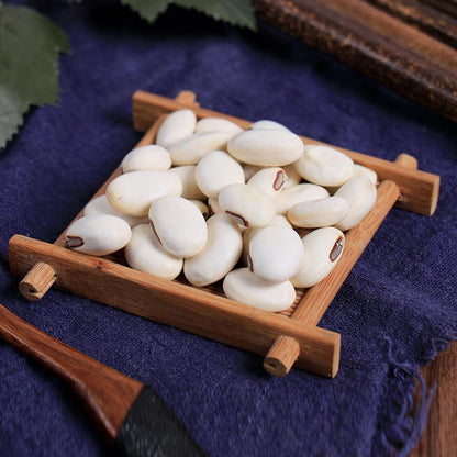 100g Bai Yun Dou 白芸豆, White Kidney Bean, Phaseolus Vulgaris-[Chinese Herbs Online]-[chinese herbs shop near me]-[Traditional Chinese Medicine TCM]-[chinese herbalist]-Find Chinese Herb™
