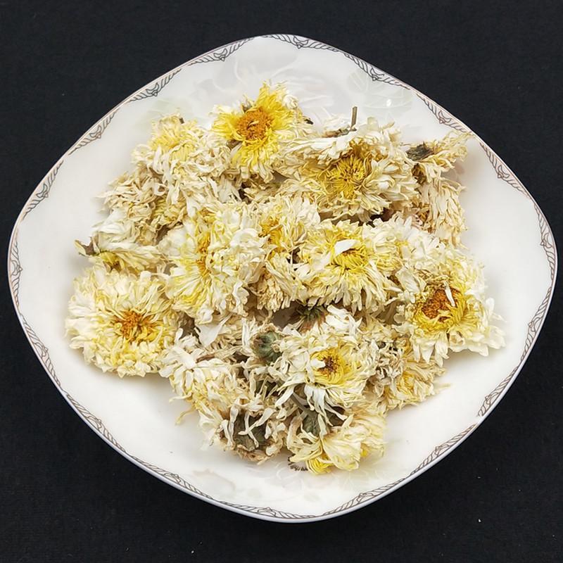 100g Bo Bai Ju 亳白菊, Flos Chrysanthemi, Florists Chrysanthemum Flower-[Chinese Herbs Online]-[chinese herbs shop near me]-[Traditional Chinese Medicine TCM]-[chinese herbalist]-Find Chinese Herb™