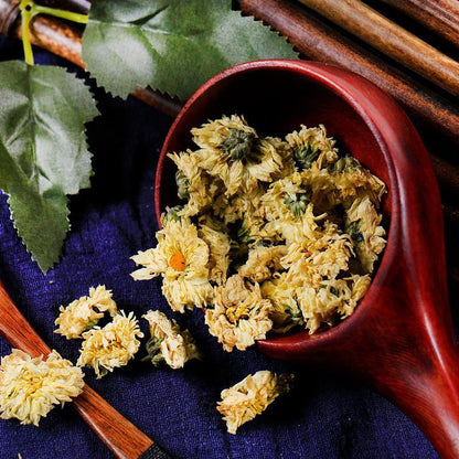 100g Hang Bai Ju 杭白菊, Flos Chrysanthemi, Florists Chrysanthemum Flower-[Chinese Herbs Online]-[chinese herbs shop near me]-[Traditional Chinese Medicine TCM]-[chinese herbalist]-Find Chinese Herb™