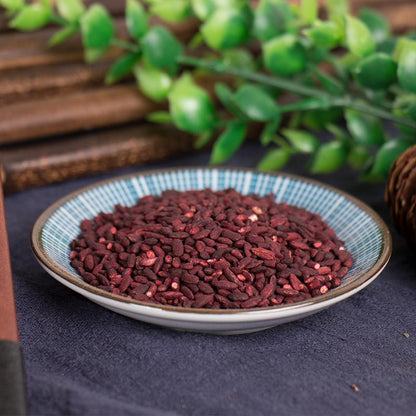100g Hong Qu Mi 红曲米, Fermentum Rubrum, Red Yeast Rice-[Chinese Herbs Online]-[chinese herbs shop near me]-[Traditional Chinese Medicine TCM]-[chinese herbalist]-Find Chinese Herb™