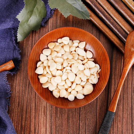 100g Ku Xing Ren Pian 苦杏仁片, Semen Armeniacae Amarae, Bitter Apricot Seed-[Chinese Herbs Online]-[chinese herbs shop near me]-[Traditional Chinese Medicine TCM]-[chinese herbalist]-Find Chinese Herb™