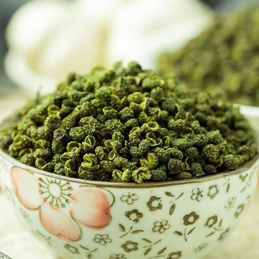 100g Qing Hua Jiao 青花椒, Pericarpium Zanthoxyli, Green Pricklyash Peel, Chuan Jiao, Shu Jiao-[Chinese Herbs Online]-[chinese herbs shop near me]-[Traditional Chinese Medicine TCM]-[chinese herbalist]-Find Chinese Herb™