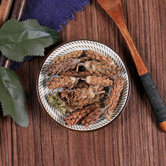100g Xia Ku Cao Qiu 夏枯草球, Spica Prunellae, Common Selfheal Fruit-Spike-[Chinese Herbs Online]-[chinese herbs shop near me]-[Traditional Chinese Medicine TCM]-[chinese herbalist]-Find Chinese Herb™