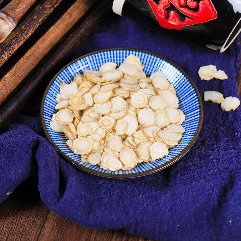 250g Bai Ren Shen Pian 白人参片, White Ginseng Roots Slices, Panax Ginseng Roots Cut-[Chinese Herbs Online]-[chinese herbs shop near me]-[Traditional Chinese Medicine TCM]-[chinese herbalist]-Find Chinese Herb™