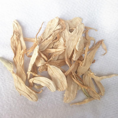 250g Yu Zan Hua 玉簪花, Fragrant Plantainlily Flower, Hosta Plantaginea-[Chinese Herbs Online]-[chinese herbs shop near me]-[Traditional Chinese Medicine TCM]-[chinese herbalist]-Find Chinese Herb™