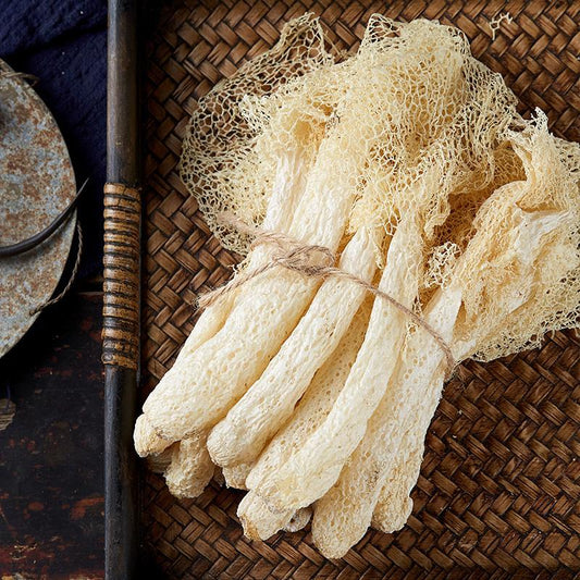 250g Zhu Sun 竹荪, Phallus Indusiatus, Stinkhorn Fungus, Bamboo Fungus-[Chinese Herbs Online]-[chinese herbs shop near me]-[Traditional Chinese Medicine TCM]-[chinese herbalist]-Find Chinese Herb™