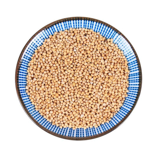 500g Bai Jie Zi 白芥子, Semen Brassicae, White Mustard Seed, Semen Sinapis Albae-[Chinese Herbs Online]-[chinese herbs shop near me]-[Traditional Chinese Medicine TCM]-[chinese herbalist]-Find Chinese Herb™