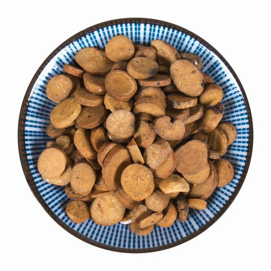 500g Chao Bai Shao Yao 炒白芍药, Radix Paeoniae Alba, Heated White Paeony Root-[Chinese Herbs Online]-[chinese herbs shop near me]-[Traditional Chinese Medicine TCM]-[chinese herbalist]-Find Chinese Herb™