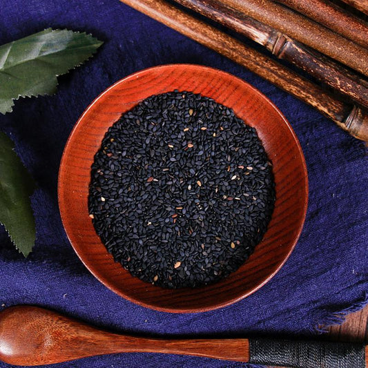 500g Hei Zhi Ma 黑芝麻, Semen Sesami Nigrum, Hu Ma, Black Sesame-[Chinese Herbs Online]-[chinese herbs shop near me]-[Traditional Chinese Medicine TCM]-[chinese herbalist]-Find Chinese Herb™