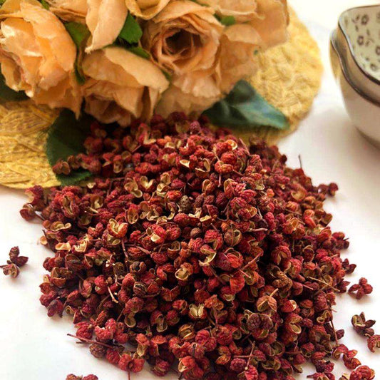 500g Hong Hua Jiao 红花椒, Pericarpium Zanthoxyli, Red Pricklyash Peel, Chuan Jiao, Shu Jiao-[Chinese Herbs Online]-[chinese herbs shop near me]-[Traditional Chinese Medicine TCM]-[chinese herbalist]-Find Chinese Herb™