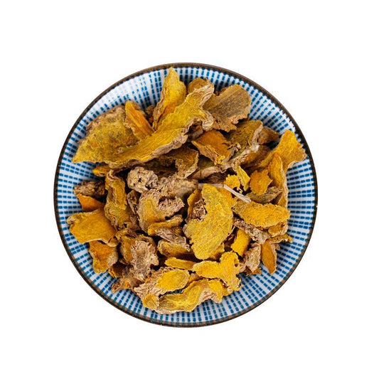 500g Jiang Huang Pian 姜黃片, Rhizoma Curcumae Longae, Tumeric-[Chinese Herbs Online]-[chinese herbs shop near me]-[Traditional Chinese Medicine TCM]-[chinese herbalist]-Find Chinese Herb™