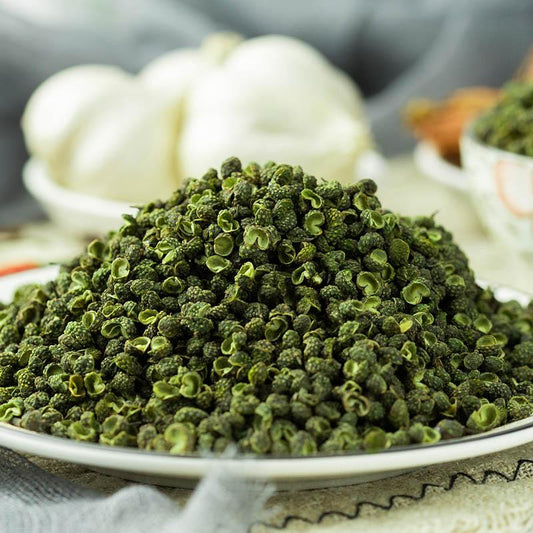 500g Qing Hua Jiao 青花椒, Pericarpium Zanthoxyli, Green Pricklyash Peel, Chuan Jiao, Shu Jiao-[Chinese Herbs Online]-[chinese herbs shop near me]-[Traditional Chinese Medicine TCM]-[chinese herbalist]-Find Chinese Herb™