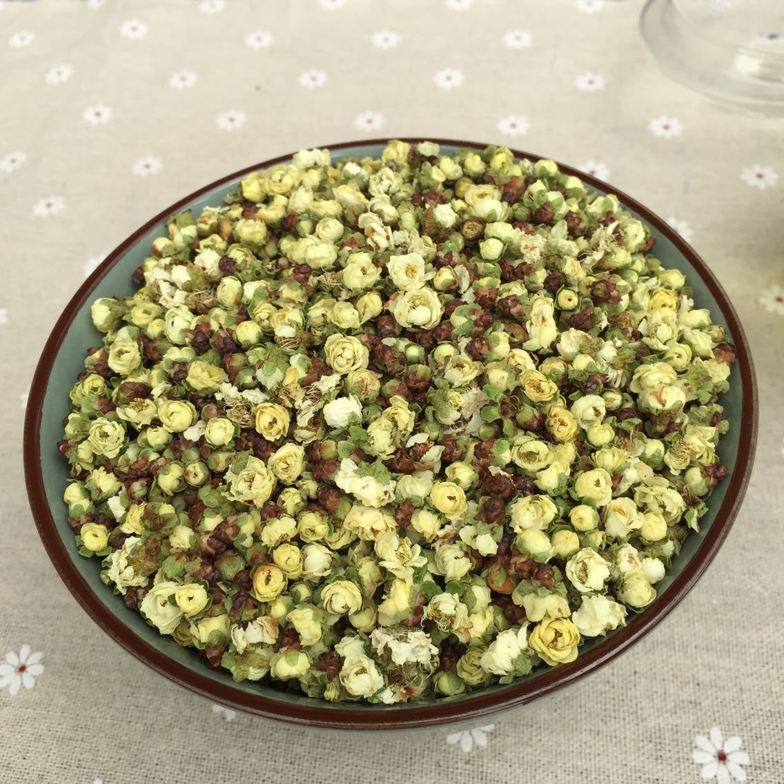 50g Bai Mei Hua 白梅花, Lv E Mei, White Mume Flower Tea, Flos Armeniaca Mume-[Chinese Herbs Online]-[chinese herbs shop near me]-[Traditional Chinese Medicine TCM]-[chinese herbalist]-Find Chinese Herb™