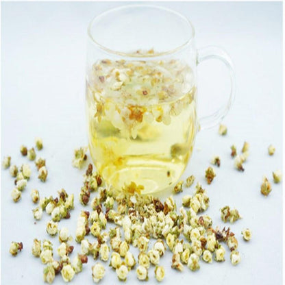 50g Bai Mei Hua 白梅花, Lv E Mei, White Mume Flower Tea, Flos Armeniaca Mume-[Chinese Herbs Online]-[chinese herbs shop near me]-[Traditional Chinese Medicine TCM]-[chinese herbalist]-Find Chinese Herb™