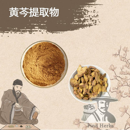 Extract Powder Huang Qin 黃芩, Baical Skullcap Root, Radix Scutellariae, Ku Qin-[Chinese Herbs Online]-[chinese herbs shop near me]-[Traditional Chinese Medicine TCM]-[chinese herbalist]-Find Chinese Herb™