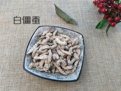 Pure Powder Bai Jiang Can 白僵蚕, Bombyx Batryticatus, Silkworm Larva, Bombyx Mori-[Chinese Herbs Online]-[chinese herbs shop near me]-[Traditional Chinese Medicine TCM]-[chinese herbalist]-Find Chinese Herb™