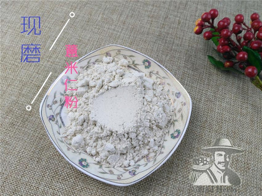 Pure Powder Yi Yi Ren 薏苡仁, Yi Ren, Yi Mi, Coix Seed, Semen Coicis-[Chinese Herbs Online]-[chinese herbs shop near me]-[Traditional Chinese Medicine TCM]-[chinese herbalist]-Find Chinese Herb™